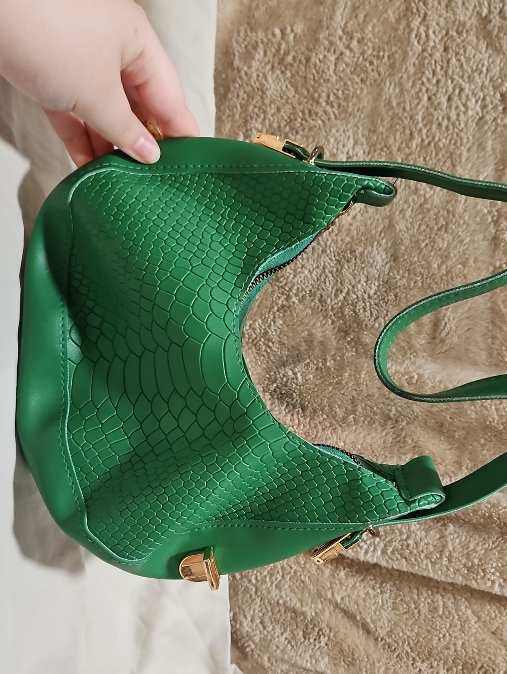 Green Hand Bag